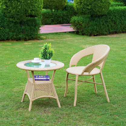 Tatiana 5-Piece Outdoor Rattan Wicker Patio Bistro Set