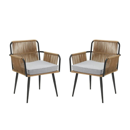 Aria Lamia 3-Piece Rope Patio Set - Perfect for Outdoor Entertaining