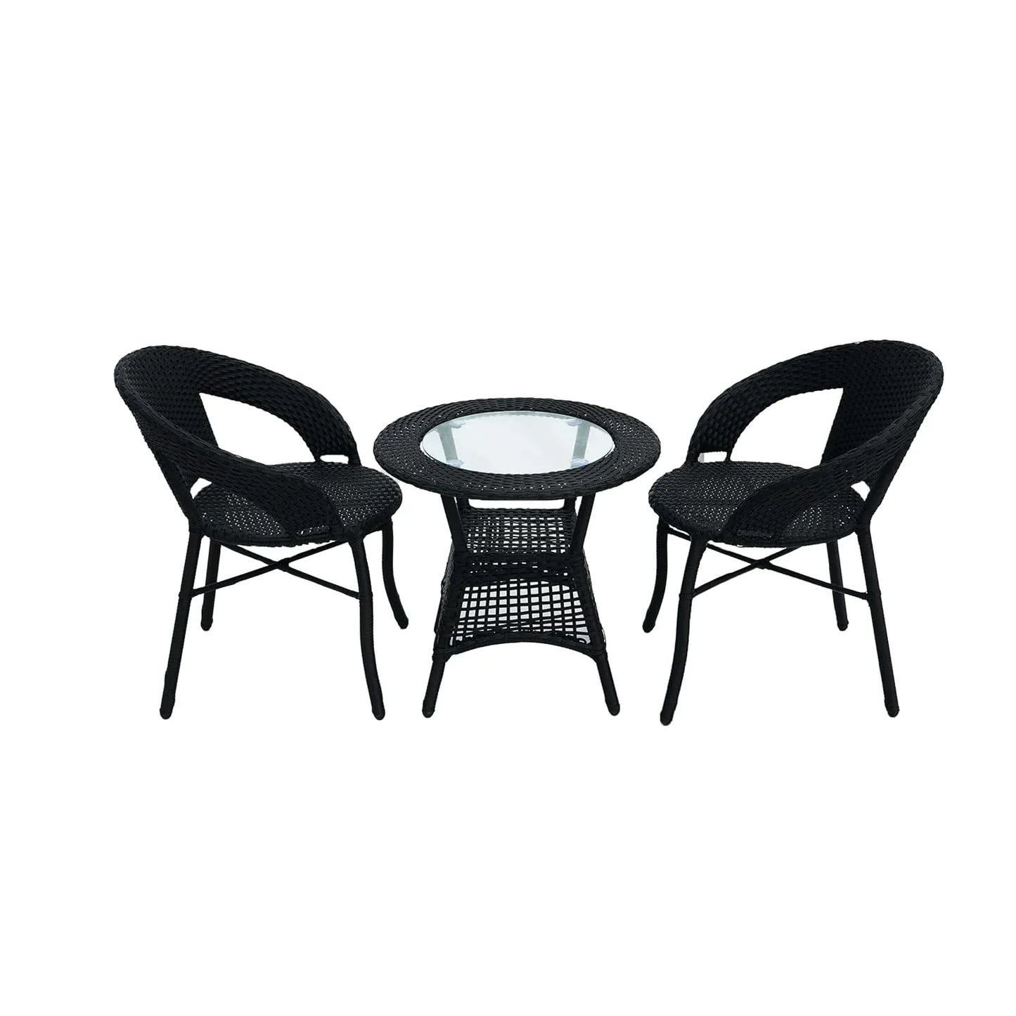 Sumire 3-Piece Outdoor Rattan Wicker Patio Bistro Set