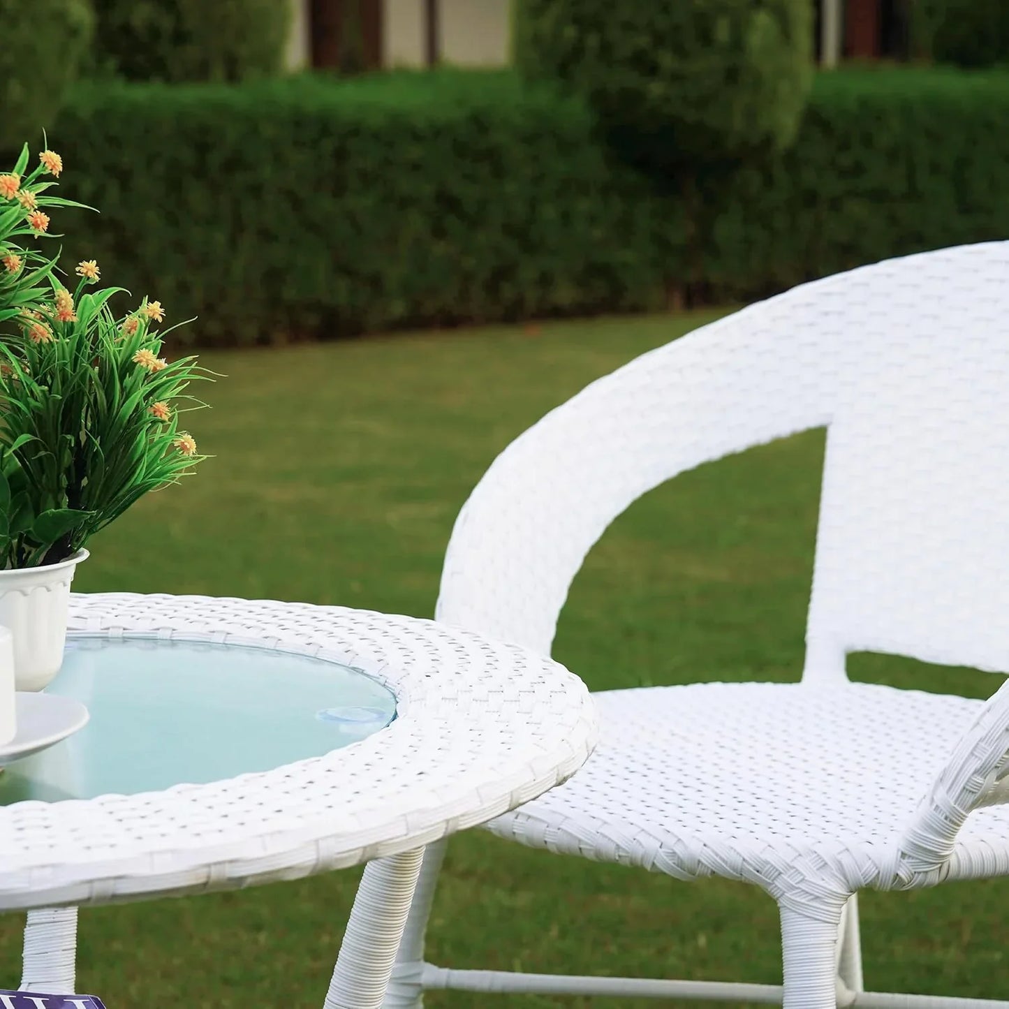 Kennedy 5-Piece Outdoor Rattan Wicker Patio Bistro Set