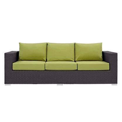 Tamara Outdoor All-Weather Wicker 3-Seater Sofa