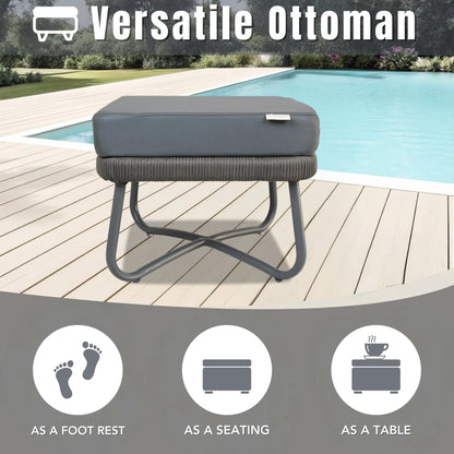 Callista Outdoor Rope 6-Seater Sofa Set