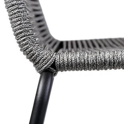 Wei 2-Piece Outdoor Rope Bar Chairs – Stylish Comfort Built to Last