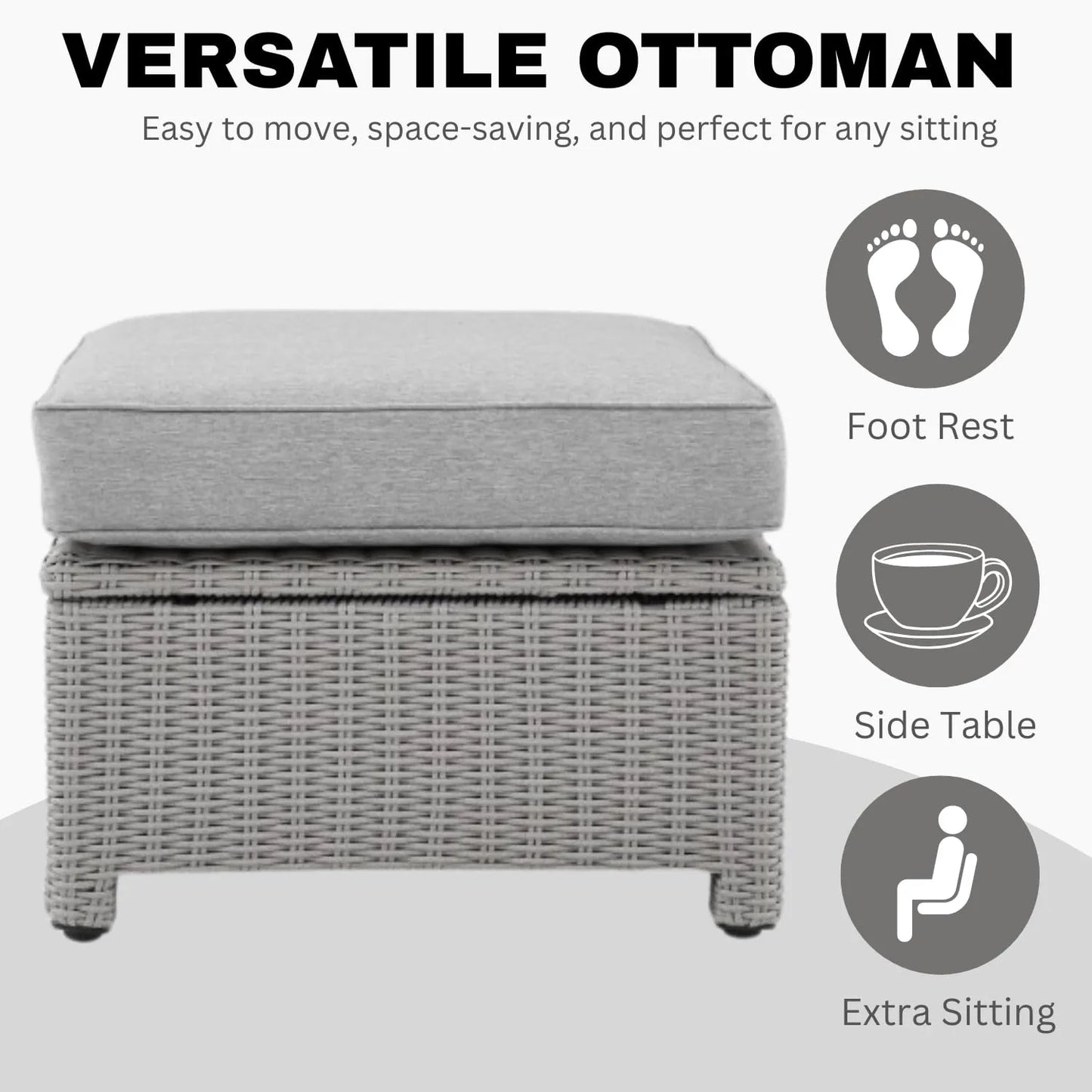 Miki 5 Pieces Patio Furniture Set