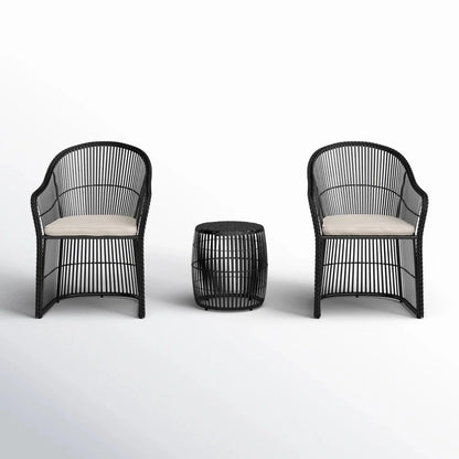 Freya 3-Piece Outdoor Rattan Wicker Patio Set