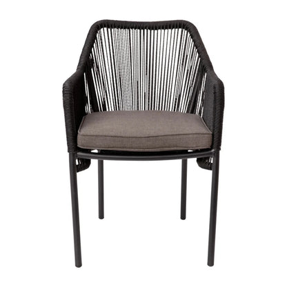 Magnolia 2-Piece Outdoor Rope Patio Dining Chairs
