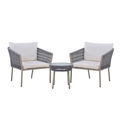 Ruqayyah 3-Piece Rope Patio Set - Perfect for Outdoor
