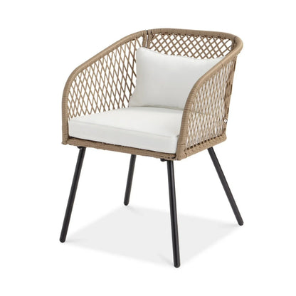 Ottilie Outdoor Wicker 3-Piece Patio Set