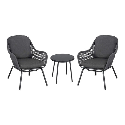 Roshni 3 Piece Outdoor Rope Patio Set