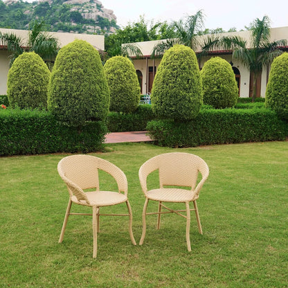 Reem 3-Piece Outdoor Rattan Wicker Patio Bistro Set