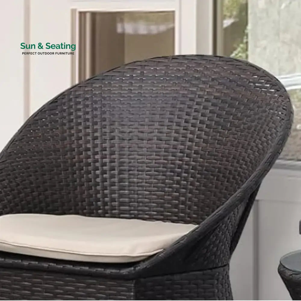 Aaradhya 3-Piece Outdoor Rattan Wicker Patio Set Patio Set