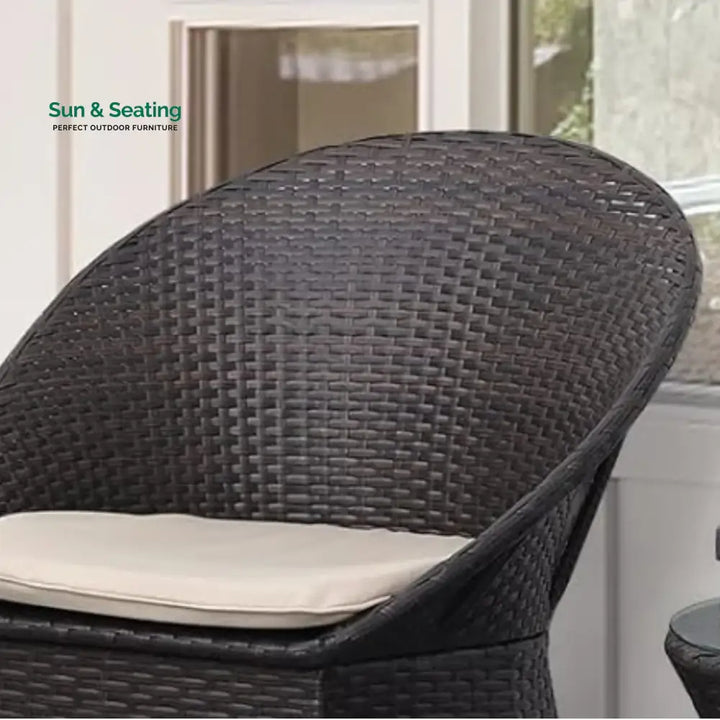 Aaradhya 3-Piece Outdoor Rattan Wicker Patio Set Patio Set