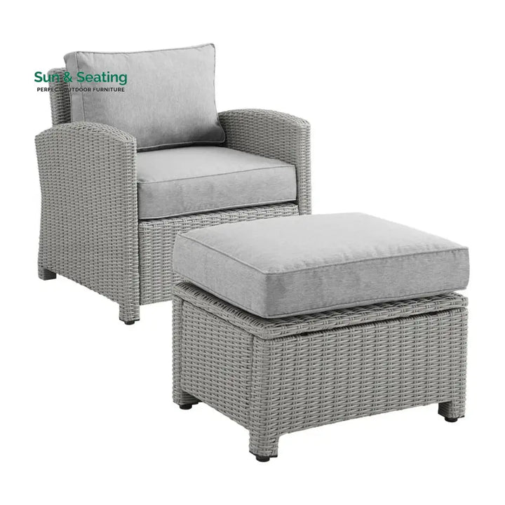 Abeni 7 Piece Outdoor Wicker Conversation Furniture Set Sofa Set