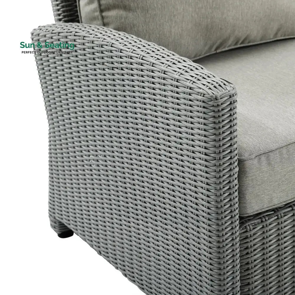 Abeni 7 Piece Outdoor Wicker Conversation Furniture Set Sofa Set
