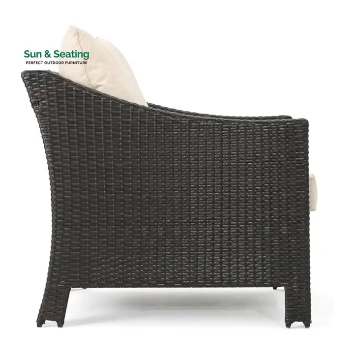 Ai Diya 1-Piece Outdoor Wicker Single Seater Sofa Sofa Set