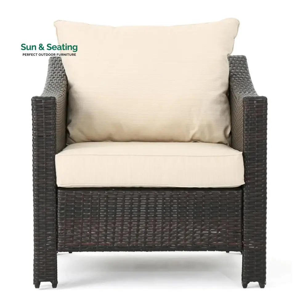 Ai Diya 1-Piece Outdoor Wicker Single Seater Sofa Sofa Set