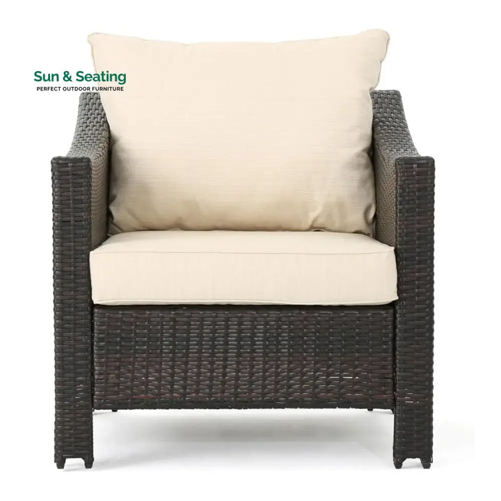 Ai Diya 1-Piece Outdoor Wicker Single Seater Sofa Sofa Set