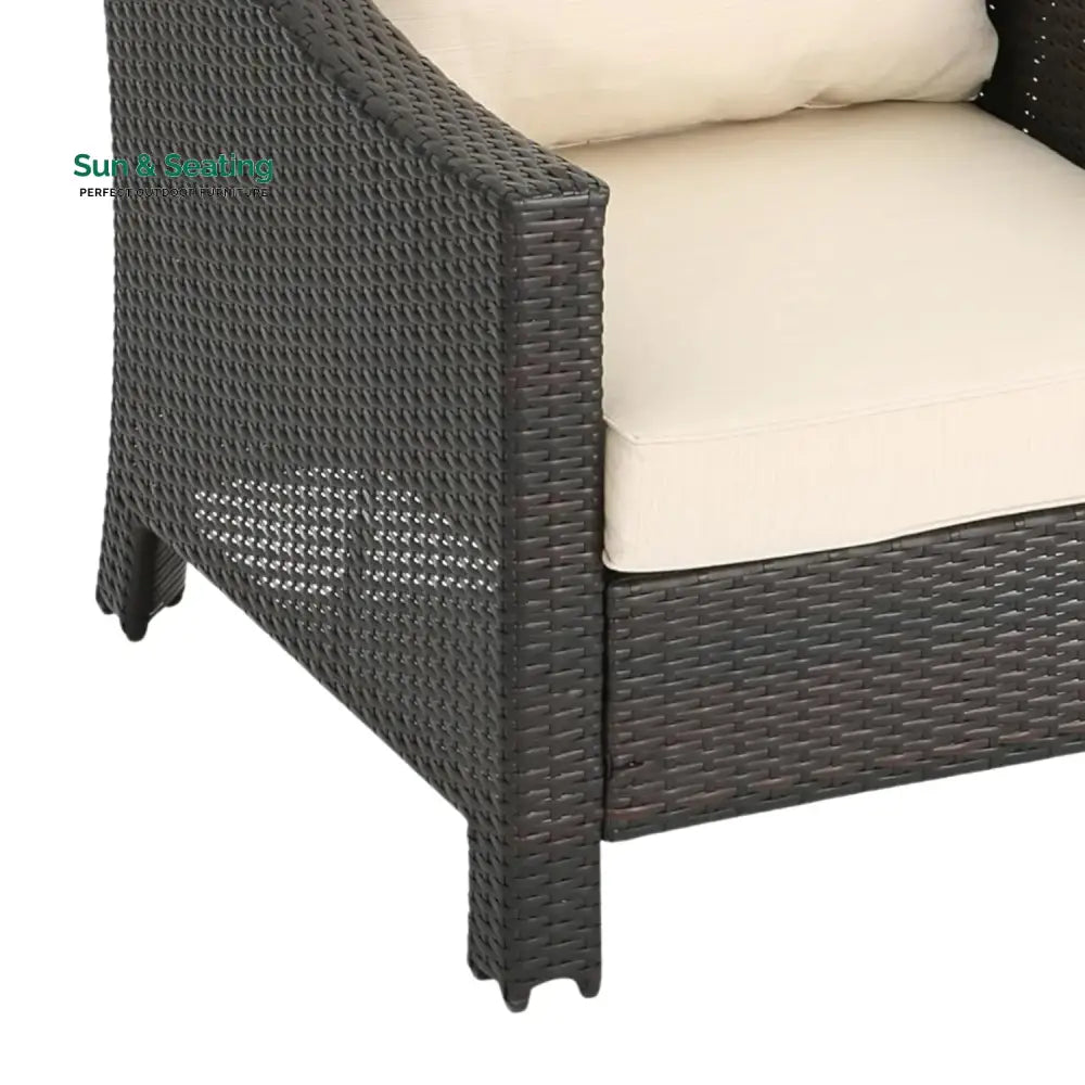 Ai Diya 1-Piece Outdoor Wicker Single Seater Sofa Sofa Set