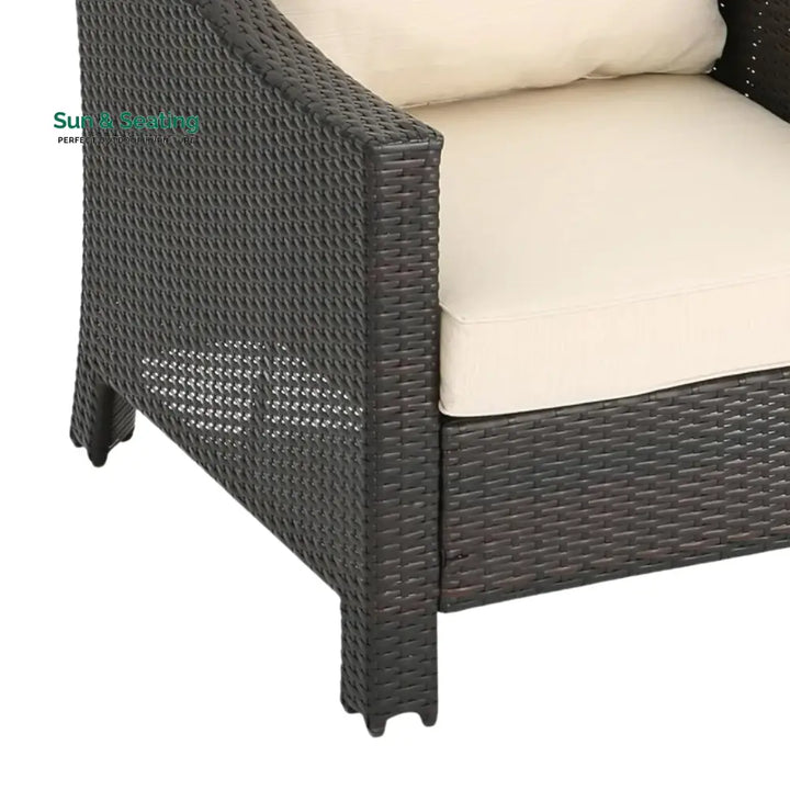 Ai Diya 1-Piece Outdoor Wicker Single Seater Sofa Sofa Set