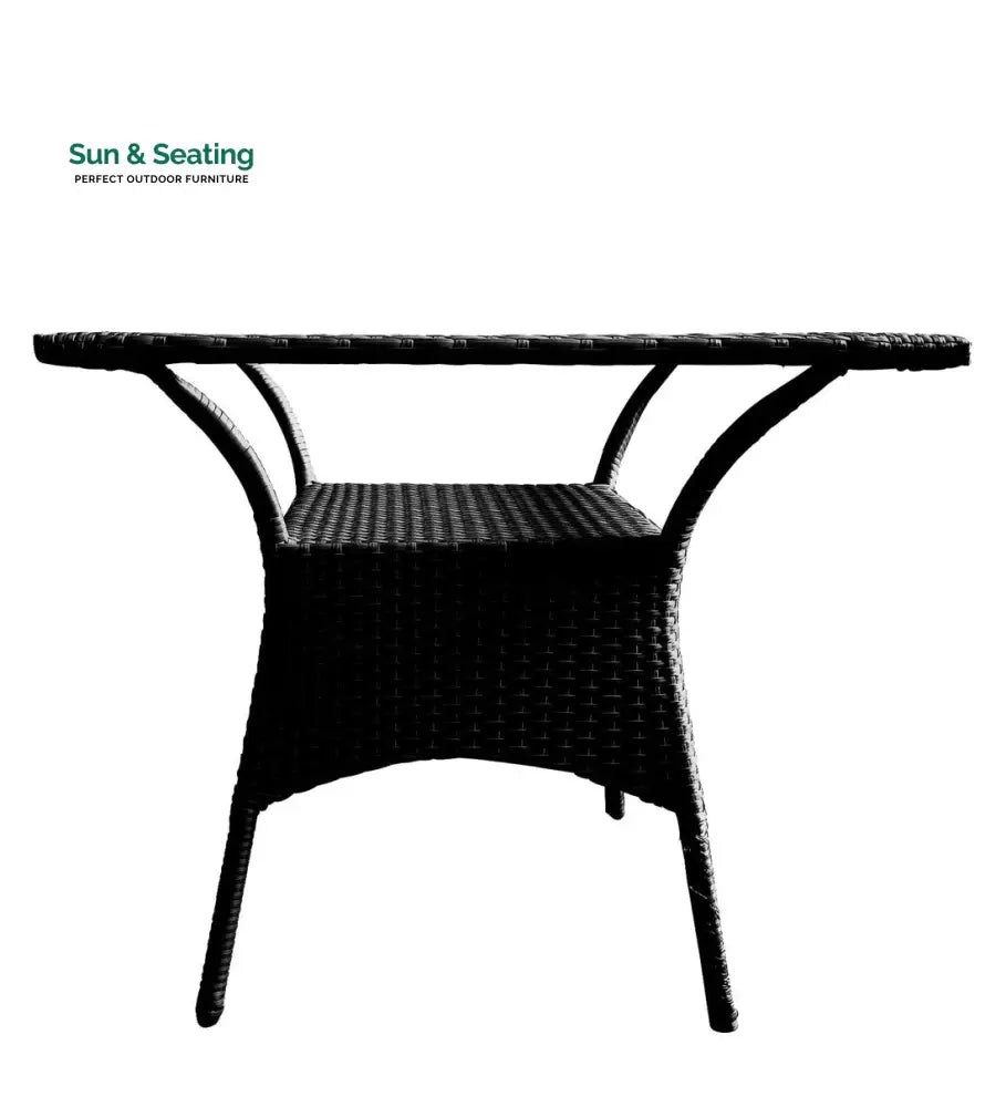 Aiman Outdoor Patio Seating Set 4 Chairs and 1 Table Set Coffee Table Sets