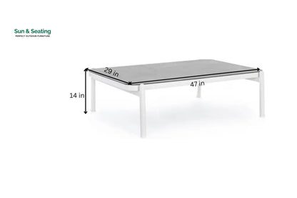 Aksu Outdoor Garden Balcony Sofa Set 3 Seater 2 Single Seater and 1 Center Table Set Braid & Rope (White + Grey) Sofa