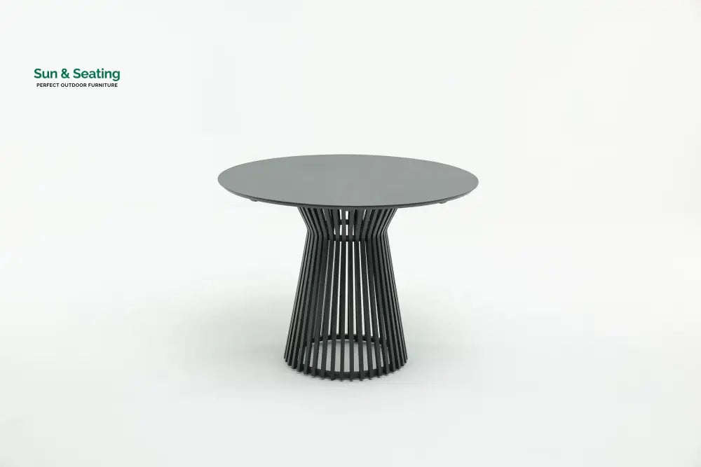 Alba Outdoor Patio Dining Set 4 Chairs and 1 Table (Grey) Dining sets