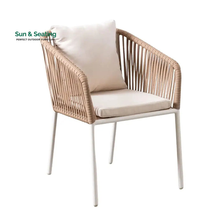 Alejandra 5-Piece Outdoor Patio Dining Set With Rattan Chairs &amp; Glass-Top Table Dining Set