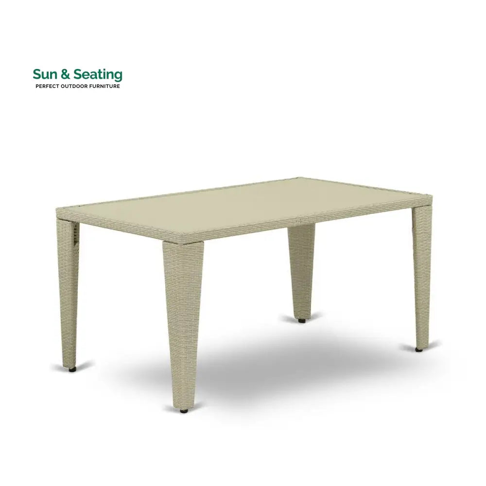 Alessandro Outdoor Patio Dining Set 4 Chairs and 1 Table (Cream) Dining sets