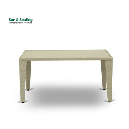 Alessandro Outdoor Patio Dining Set 4 Chairs and 1 Table (Cream) Dining sets