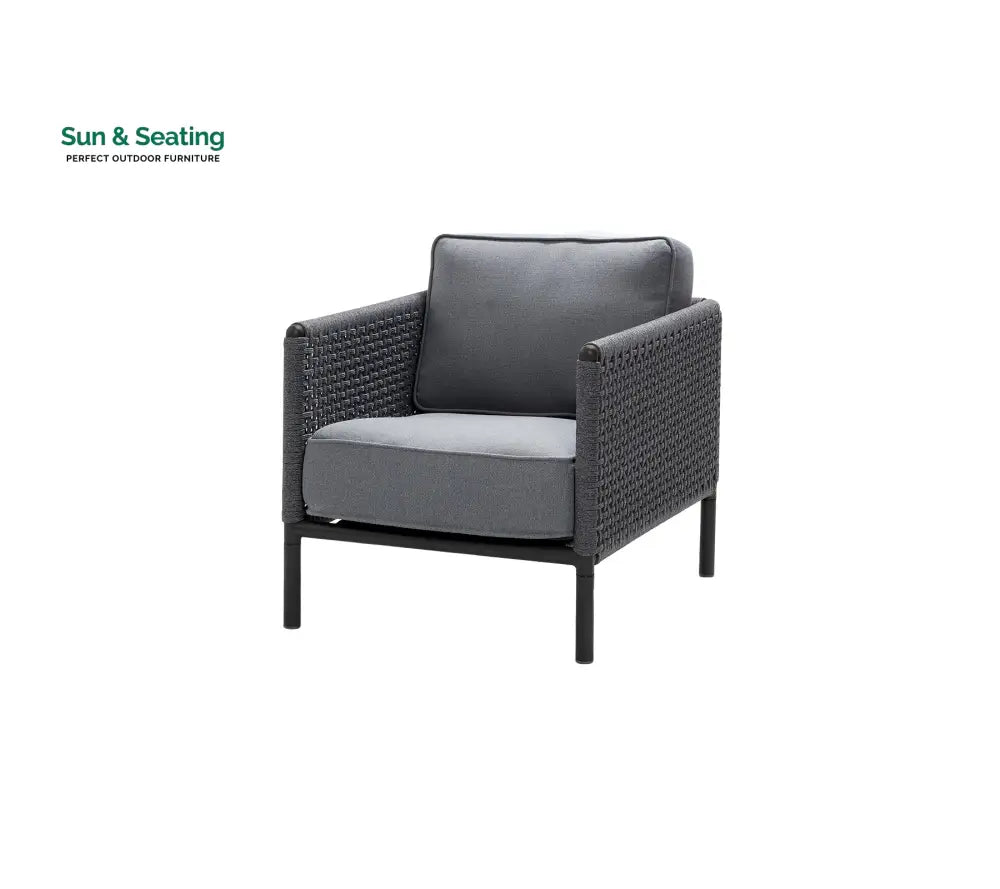 Alp Outdoor Sofa Set 2 Single seater (Grey) Braided &amp; Rope Sofa Sets