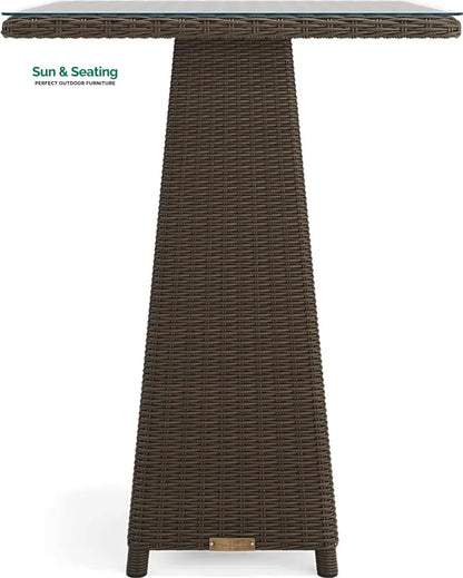 Alphonse Outdoor Patio Bar Set 2 Chairs and 1 Table Set Bar Sets