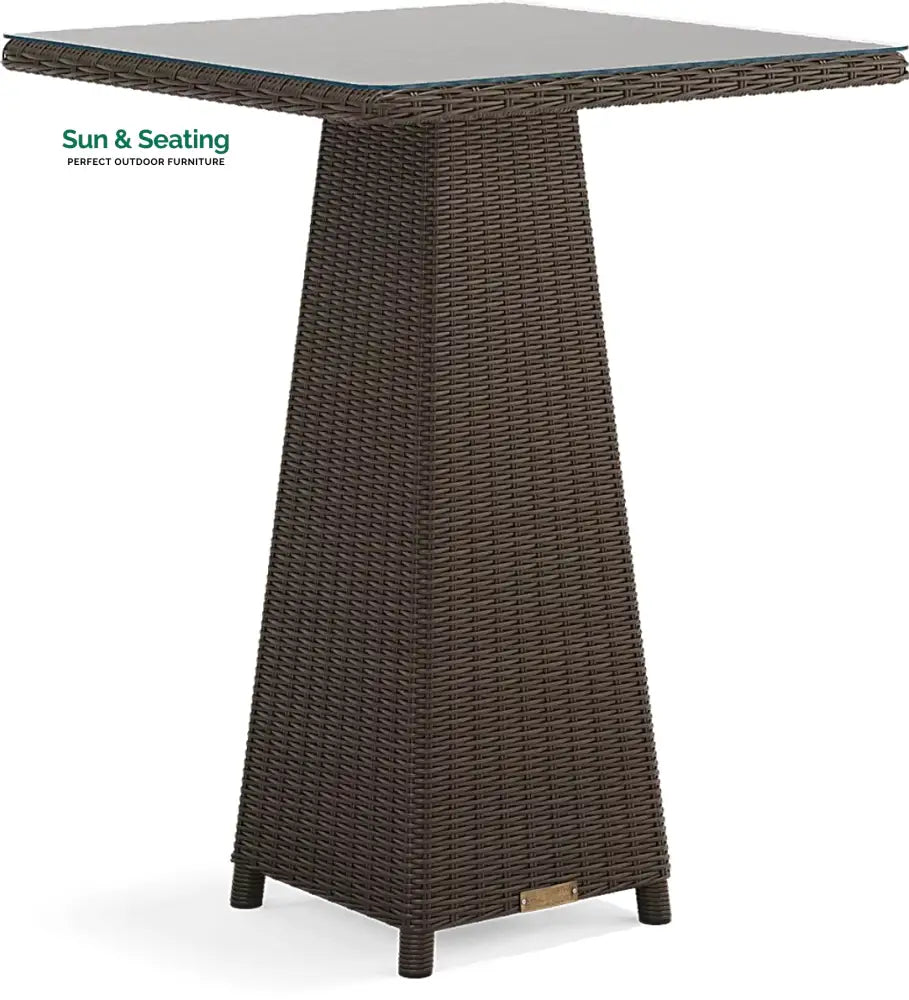 Alphonse Outdoor Patio Bar Set 2 Chairs and 1 Table Set Bar Sets