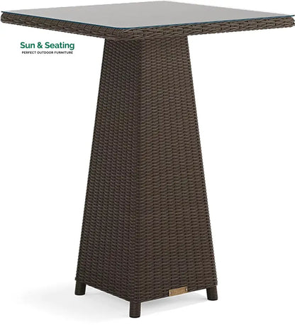 Alphonse Outdoor Patio Bar Set 2 Chairs and 1 Table Set Bar Sets