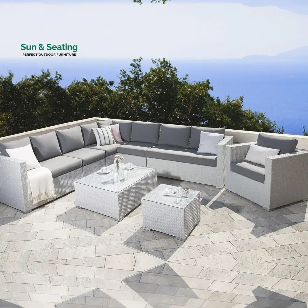 Amara 7-Piece L-Shaped Outdoor Sectional Sofa Sofa Set