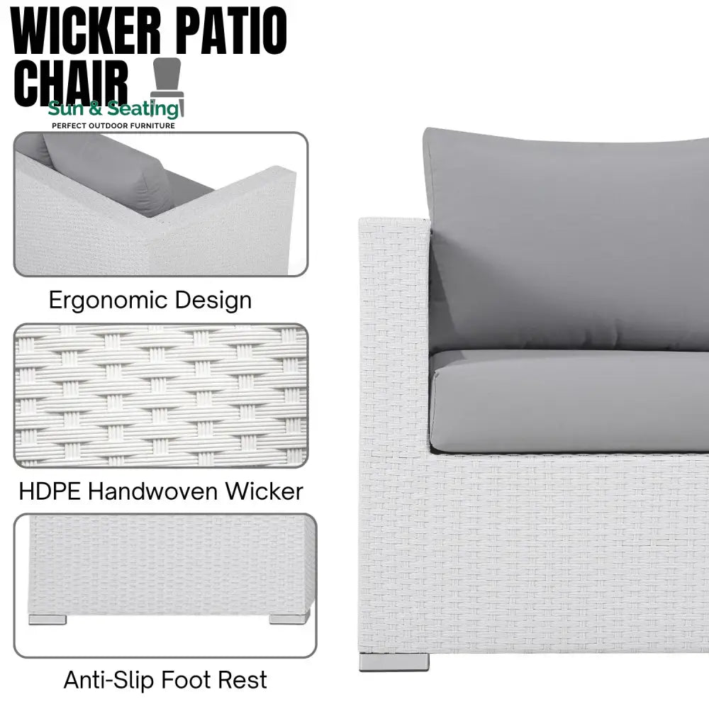 Amara 7-Piece L-Shaped Outdoor Sectional Sofa Sofa Set