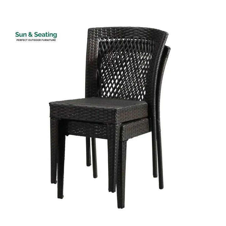 Aminata Outdoor Rattan Wicker Patio Dining Chairs Dinning Chairs