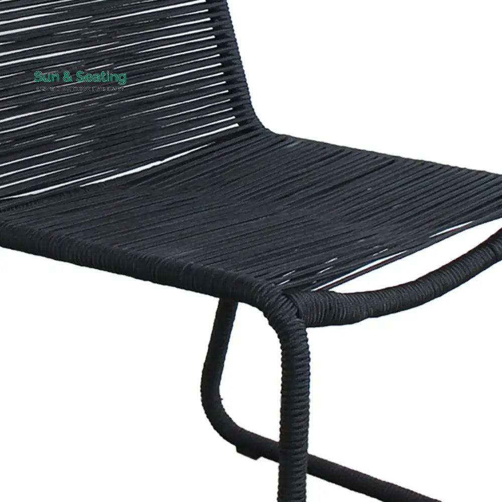 Amirah 2-Piece Outdoor Rope Patio Dining Chairs Dinning Chairs