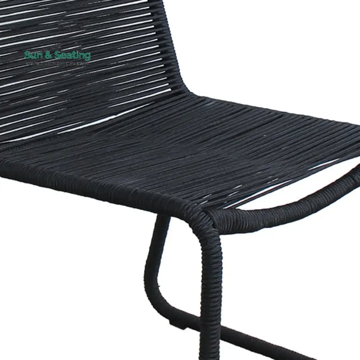Amirah 2-Piece Outdoor Rope Patio Dining Chairs Dinning Chairs
