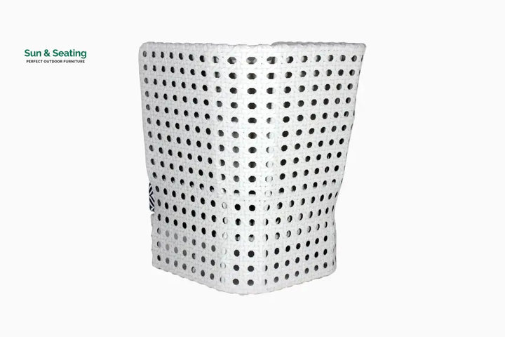 Amogh Outdoor Patio Seating Set 2 Chairs and 1 Table Set (White) Coffee Table Sets