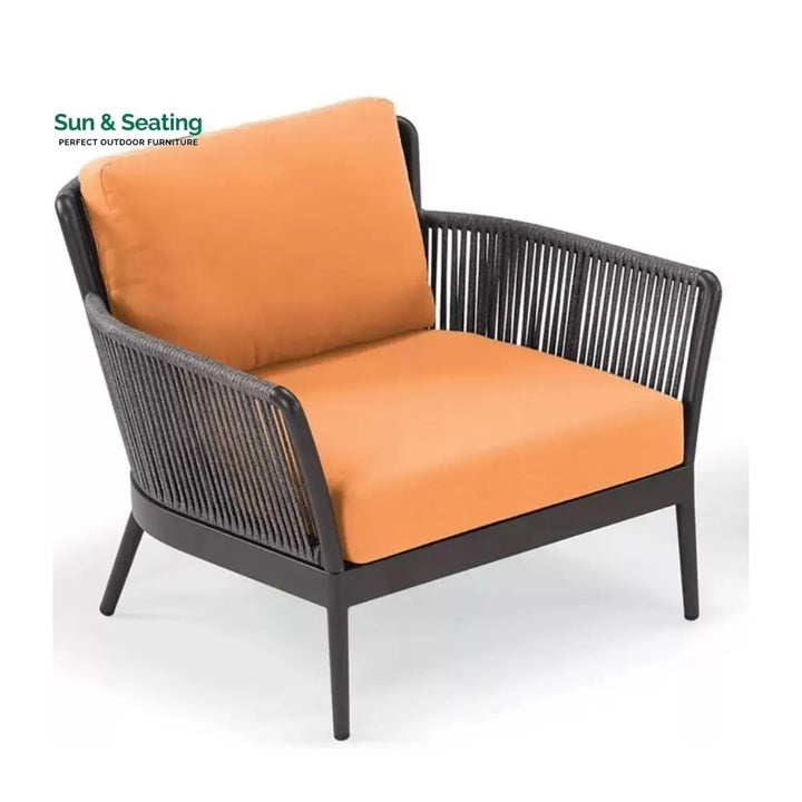 Amulya Outdoor 3 Piece All-Weather Rope Patio Set Patio Set