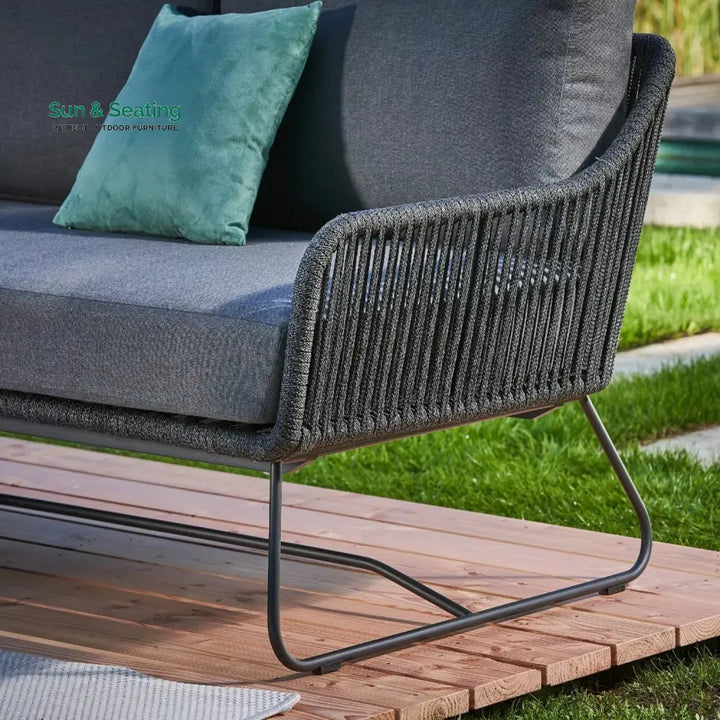 An Donatella 6-Seater L-Shape Outdoor Rope Sofa Set Sofa Set