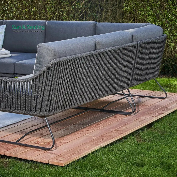 An Donatella 6-Seater L-Shape Outdoor Rope Sofa Set Sofa Set