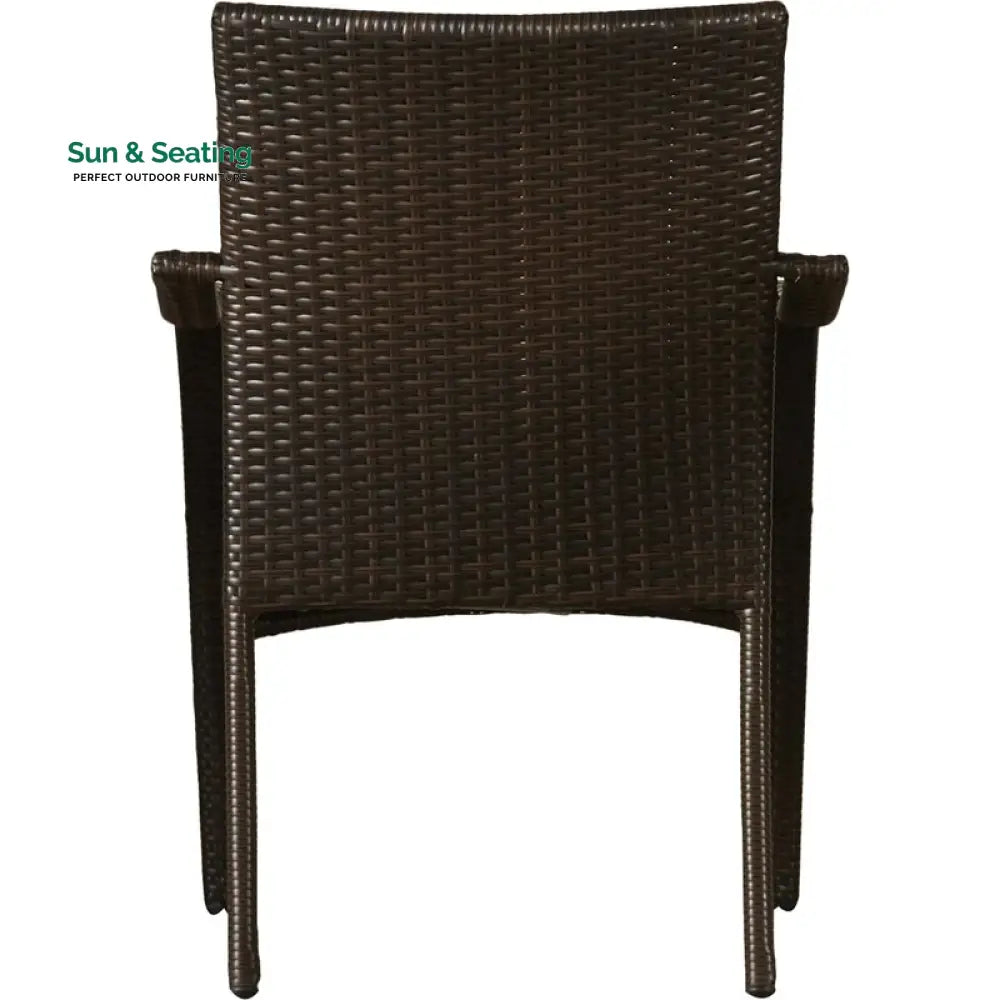 Angelo Outdoor Patio Dining Set 4 Chairs and 1 Table (Brown) Dining sets