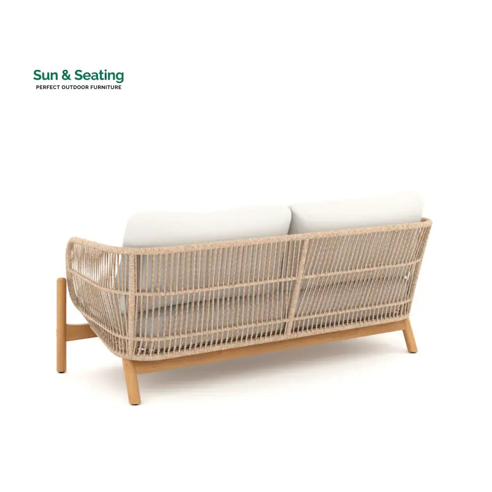 Apolo Outdoor Sofa Set 2 Seater 2 Single seater 1 Side table and 1 Center Table (Beige) Sofa Sets