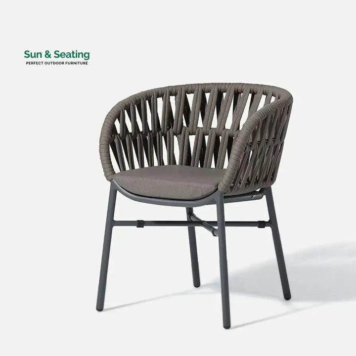 Arcuri Outdoor Patio Seating Set Chair Only Braided &amp; Rope Coffee Coffee Table Sets