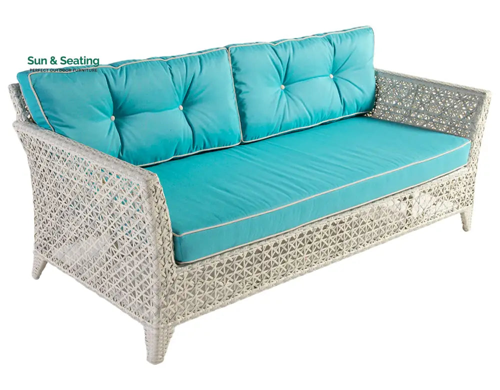 Arcuri Outdoor Sofa Set 2 Seater 2 Single seater and 1 Center Table (Pearl White) Sofa Sets