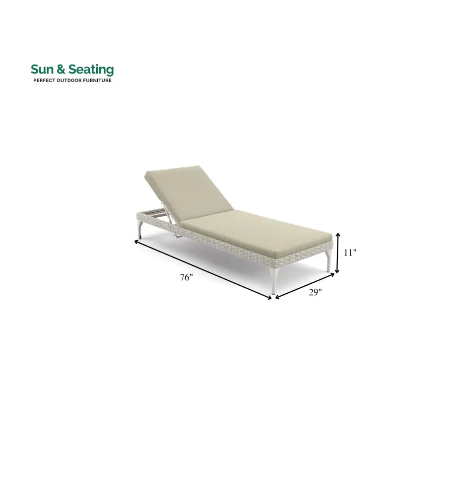 Arcuri Outdoor Swimming Poolside Lounger Loungers