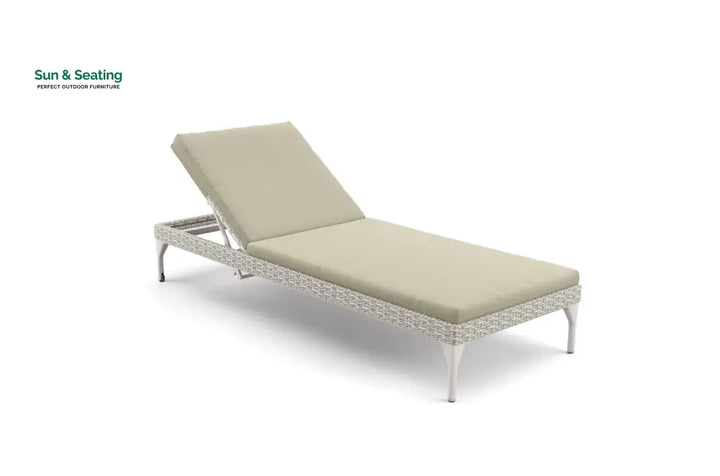 Arcuri Outdoor Swimming Poolside Lounger Natural Loungers