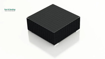 Arena Outdoor Sofa Set 7 Seater Single seater and 1 Center Table With 1 Side Table Set (Black) Sofa Sets