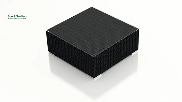 Arena Outdoor Sofa Set 7 Seater Single seater and 1 Center Table With 1 Side Table Set (Black) Sofa Sets